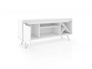 Mid-century- modern 53.54 TV stand with wine rack in white by Manhattan Comfort additional picture 4
