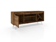 Mid-century- modern 53.54 TV stand with wine rack in rustic brown by Manhattan Comfort additional picture 4