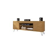 Mid-century - modern 62.99 TV stand with 4 shelves in cinnamon by Manhattan Comfort additional picture 7