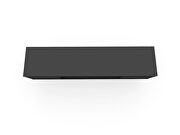 Mid-century - modern 62.99 TV stand with 4 shelves in black by Manhattan Comfort additional picture 6