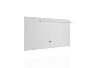 Liberty mid-century modern 62.99 TV panel with overhead decor shelf in white by Manhattan Comfort additional picture 4
