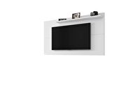 Liberty mid-century modern 62.99 TV panel with overhead decor shelf in white by Manhattan Comfort additional picture 8