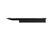 Liberty mid-century modern 62.99 TV panel with overhead decor shelf in black by Manhattan Comfort additional picture 6
