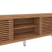 Tv stand with 4 shelves in nature finish by Manhattan Comfort additional picture 6