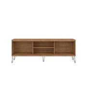 Tv stand with 4 shelves in nature finish by Manhattan Comfort additional picture 7