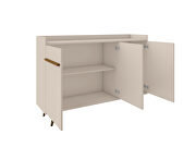 53.54 buffet stand with 4 shelves off white by Manhattan Comfort additional picture 6