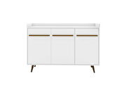 53.54 buffet stand with 4 shelves white by Manhattan Comfort additional picture 4