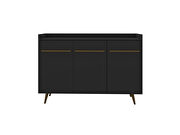Buffet 53.54 stand with 4 shelves black by Manhattan Comfort additional picture 4