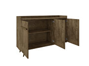 Buffet 53.54 stand with 4 shelves rustic brown by Manhattan Comfort additional picture 7