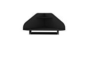 Floating corner desk with keyboard shelf in black by Manhattan Comfort additional picture 2