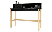 Desk with 0 shelves in black and oak by Manhattan Comfort additional picture 8