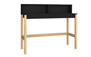 Desk with 0 shelves in black and oak by Manhattan Comfort additional picture 9