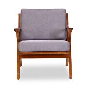 Gray and amber twill weave accent chair by Manhattan Comfort additional picture 3