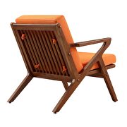 Orange and amber twill weave accent chair by Manhattan Comfort additional picture 3