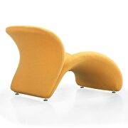 Yellow wool blend accent chair by Manhattan Comfort additional picture 3