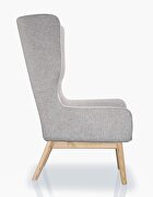 Wheat and natural twill accent chair additional photo 4 of 4