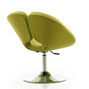 Green and polished chrome wool blend adjustable chair by Manhattan Comfort additional picture 2