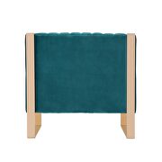 Teal and rose gold velvet accent chair by Manhattan Comfort additional picture 5