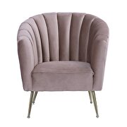 Blush and gold velvet accent chair by Manhattan Comfort additional picture 5