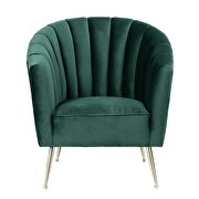 Green and gold velvet accent chair by Manhattan Comfort additional picture 5