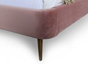 Mid century - modern queen bed in blush additional photo 4 of 4