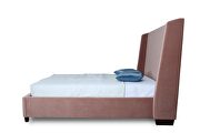 Luxurious blush velvet queen bed by Manhattan Comfort additional picture 2