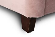 Luxurious blush velvet queen bed by Manhattan Comfort additional picture 7