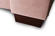 Luxurious blush velvet full bed by Manhattan Comfort additional picture 6
