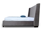 Luxurious portobello velvet queen bed by Manhattan Comfort additional picture 2