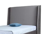 Luxurious portobello velvet queen bed by Manhattan Comfort additional picture 5