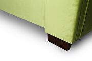 Luxurious pine green velvet queen bed by Manhattan Comfort additional picture 7