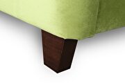 Luxurious pine green velvet queen bed by Manhattan Comfort additional picture 8