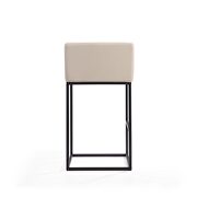 Cream and black metal barstool by Manhattan Comfort additional picture 5