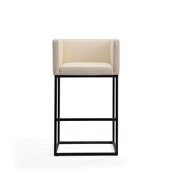 Cream and black metal barstool by Manhattan Comfort additional picture 6