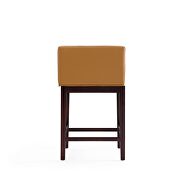 Camel and dark walnut beech wood counter height bar stool by Manhattan Comfort additional picture 4