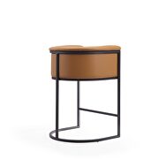 Camel and black metal counter height bar stool by Manhattan Comfort additional picture 6