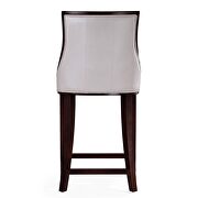 White and walnut beech wood counter height bar stool by Manhattan Comfort additional picture 4