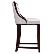 White and walnut beech wood counter height bar stool by Manhattan Comfort additional picture 6