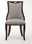 Gray and walnut twill dining chair (set of two) by Manhattan Comfort additional picture 6