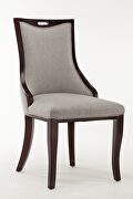 Gray and walnut twill dining chair (set of two) by Manhattan Comfort additional picture 7