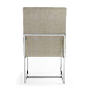 Champagne velvet dining armchair by Manhattan Comfort additional picture 4