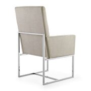 Champagne velvet dining armchair by Manhattan Comfort additional picture 5