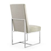 Champagne velvet dining chair by Manhattan Comfort additional picture 2