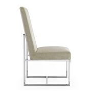Champagne velvet dining chair by Manhattan Comfort additional picture 5