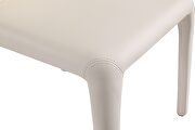 Cream faux leather dining chair (set of 2) by Manhattan Comfort additional picture 3