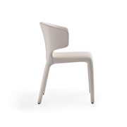 Cream faux leather dining chair (set of 2) by Manhattan Comfort additional picture 6