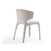 Cream faux leather dining chair (set of 2) by Manhattan Comfort additional picture 8