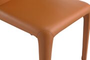 Saddle faux leather dining chair (set of 2) additional photo 4 of 8
