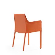 Coral saddle leather armchair additional photo 3 of 4
