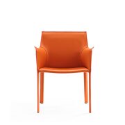 Coral saddle leather armchair additional photo 5 of 4